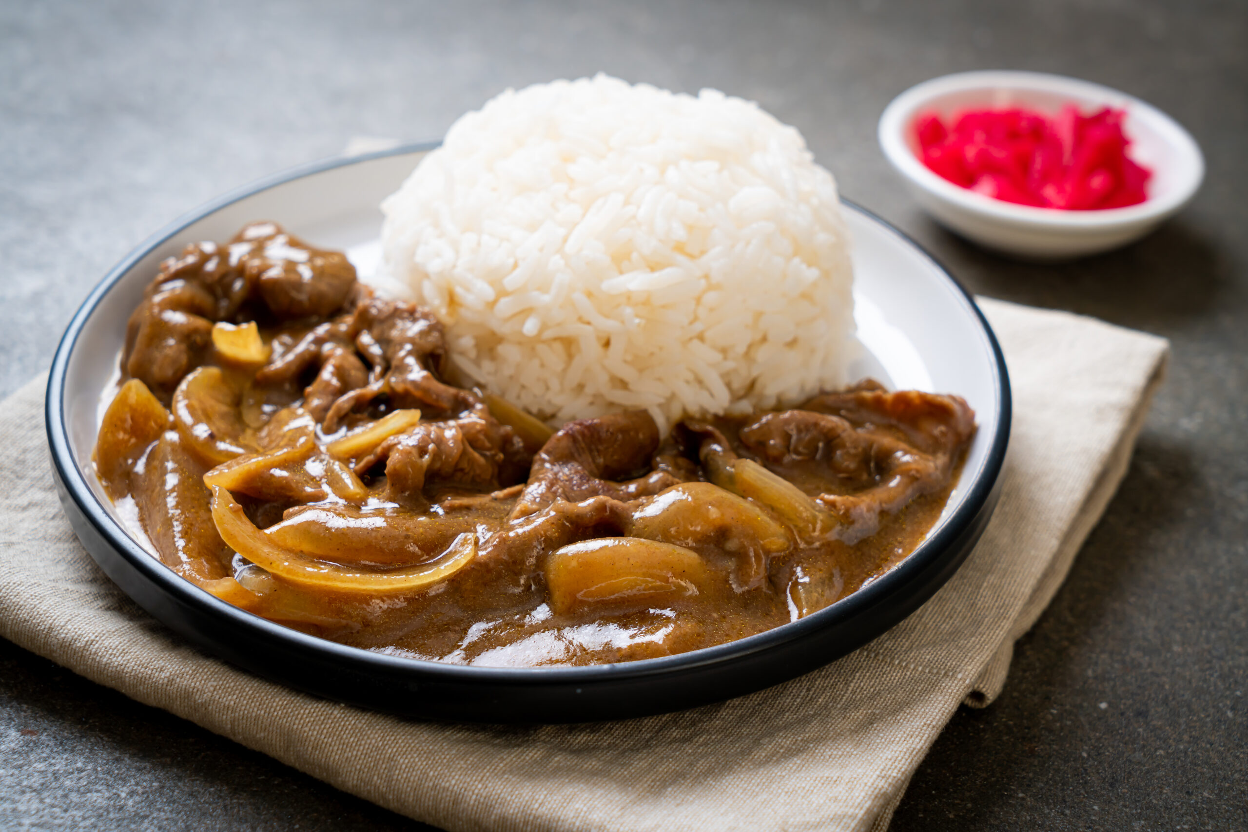 Sliced Beef Curry Rice - Japanese style