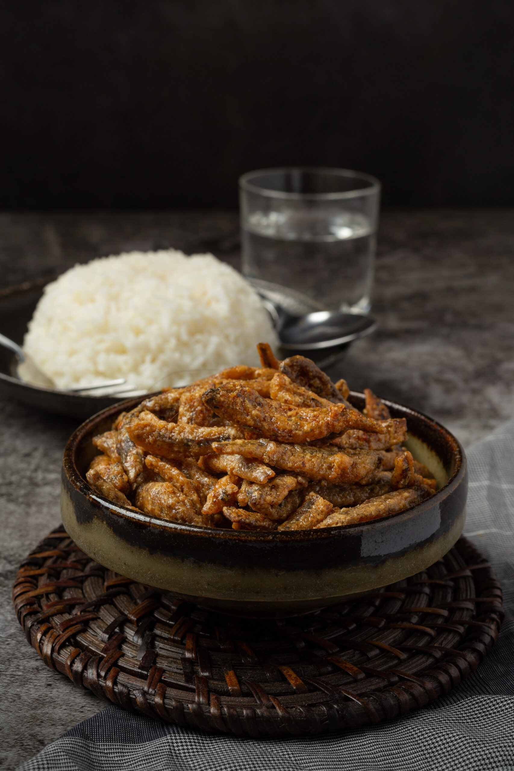 Baked Fish with Sauce Asian Seafood Concept.